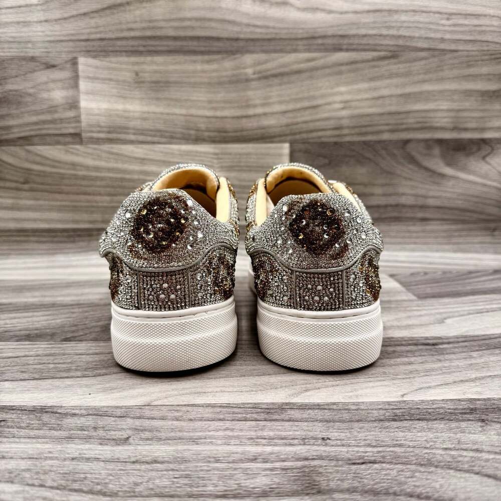 Betsey Johnson SB-SIDNY Rhinestone Leopard Print Platform Women’s Sneaker - Picture 9 of 13